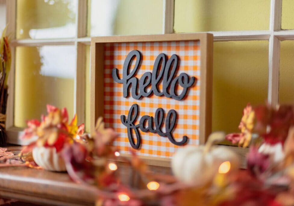 Autumn decor - Hello Fall